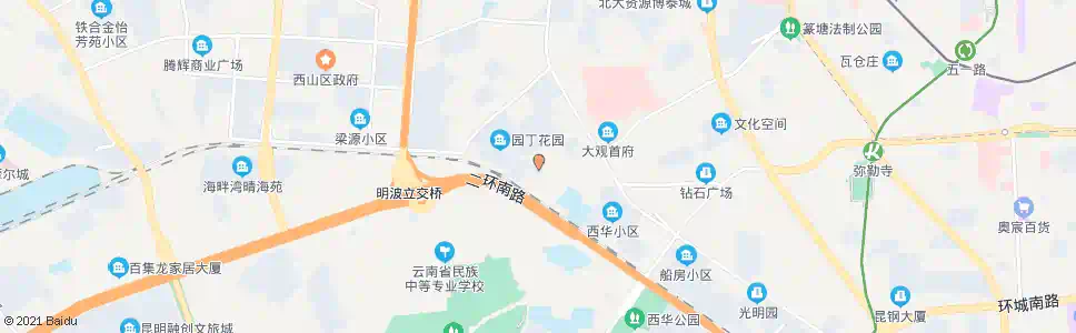 昆明大观路口近华浦路_公交站地图_昆明公交_妙搜公交查询2025