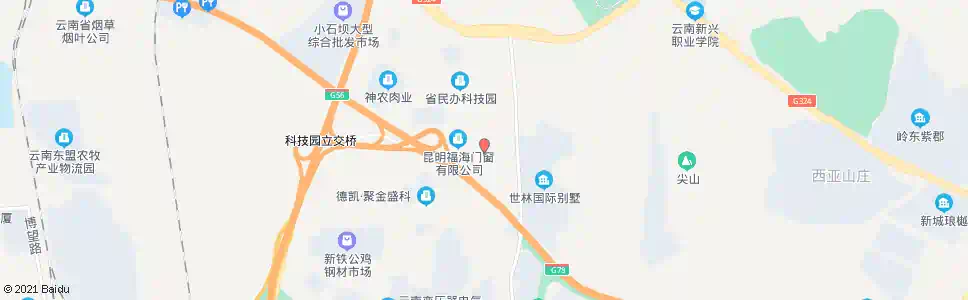 昆明信息产业基地_公交站地图_昆明公交_妙搜公交查询2025