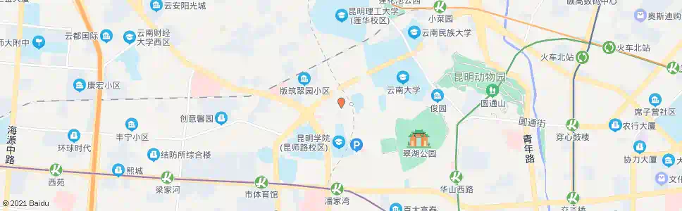 昆明凤煮街_公交站地图_昆明公交_妙搜公交查询2025