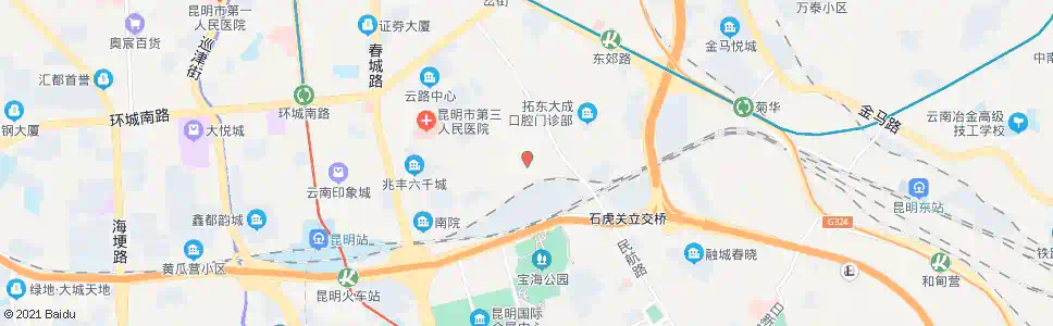 昆明环城巷_公交站地图_昆明公交_妙搜公交查询2025