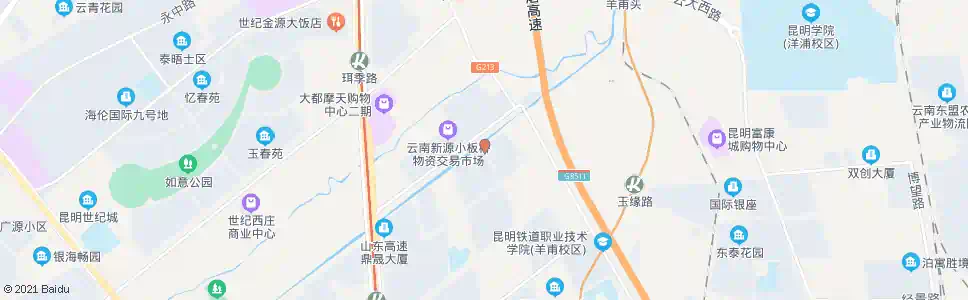 昆明云秀路口广居路_公交站地图_昆明公交_妙搜公交查询2025