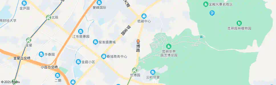 昆明世博花园酒店_公交站地图_昆明公交_妙搜公交查询2025