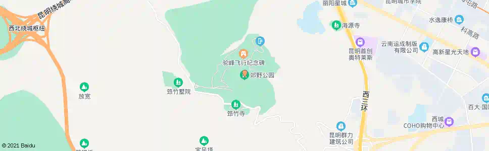 昆明郊野公园_公交站地图_昆明公交_妙搜公交查询2025
