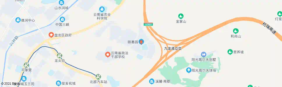 昆明大波路中段_公交站地图_昆明公交_妙搜公交查询2025