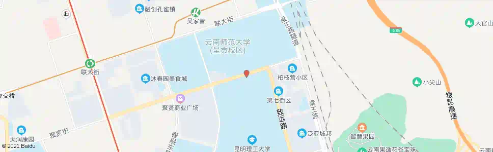 昆明理工大学北门_公交站地图_昆明公交_妙搜公交查询2025