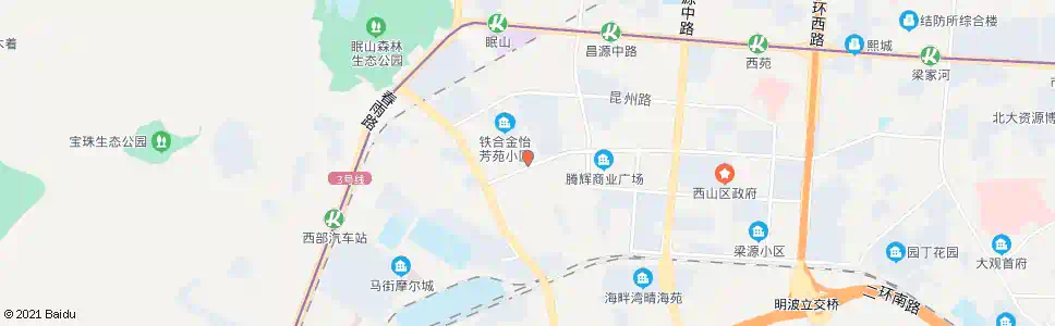 昆明德缘小区(华苑路)_公交站地图_昆明公交_妙搜公交查询2025