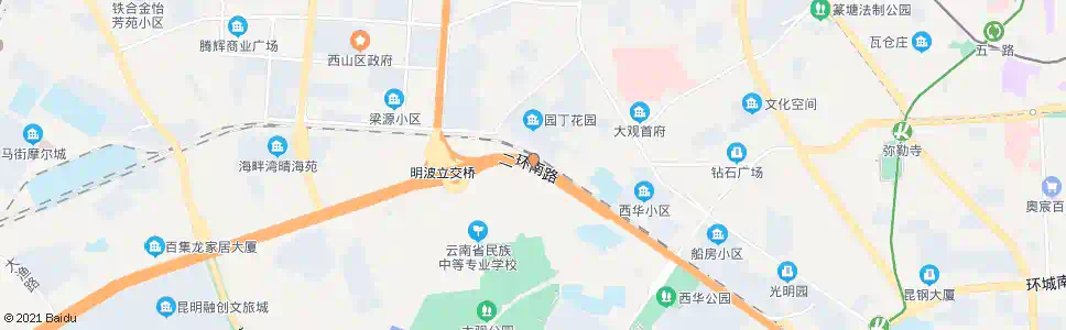 昆明大观桥_公交站地图_昆明公交_妙搜公交查询2025