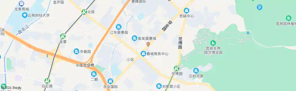 昆明波罗村_公交站地图_昆明公交_妙搜公交查询2025
