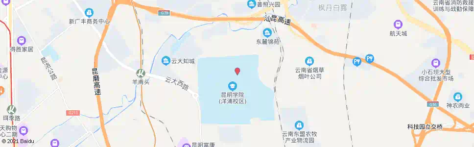 昆明听心湖_公交站地图_昆明公交_妙搜公交查询2025