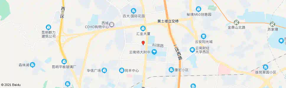 昆明高新区车场_公交站地图_昆明公交_妙搜公交查询2025