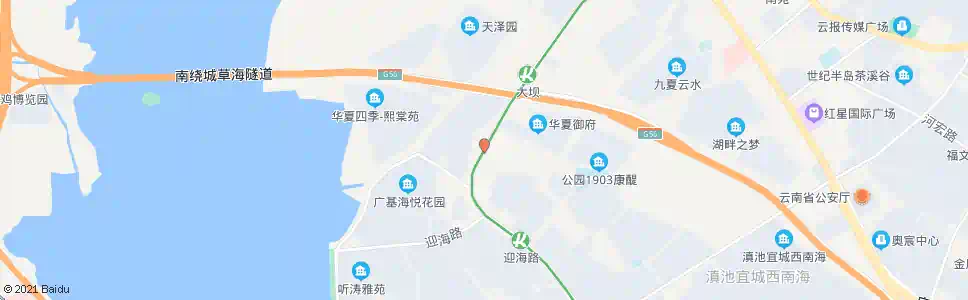 昆明河尾村_公交站地图_昆明公交_妙搜公交查询2025