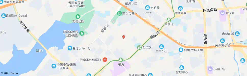 昆明船房村四社_公交站地图_昆明公交_妙搜公交查询2025