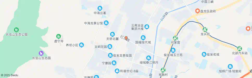 昆明华龙人家小区_公交站地图_昆明公交_妙搜公交查询2025