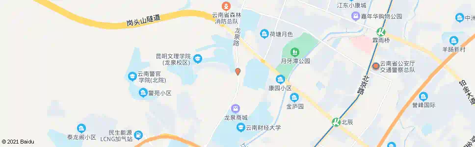 昆明高教巷口龙泉路_公交站地图_昆明公交_妙搜公交查询2025