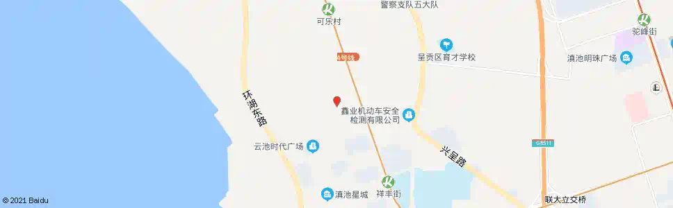 昆明上可乐村_公交站地图_昆明公交_妙搜公交查询2025