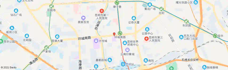 昆明双龙商场_公交站地图_昆明公交_妙搜公交查询2025