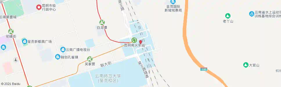 昆明海源中路南_公交站地图_昆明公交_妙搜公交查询2025