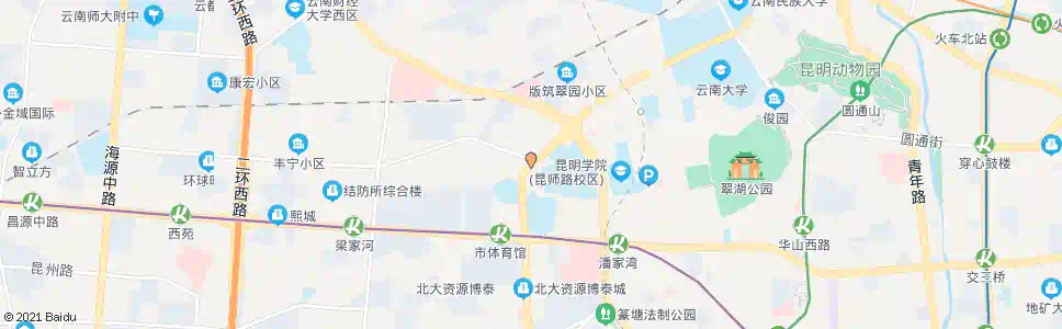 昆明茭菱路口(环城西路)_公交站地图_昆明公交_妙搜公交查询2025