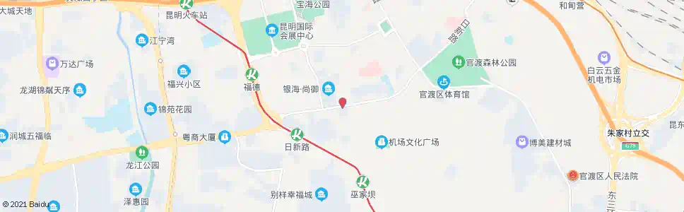 昆明关南路口(日新路)_公交站地图_昆明公交_妙搜公交查询2025