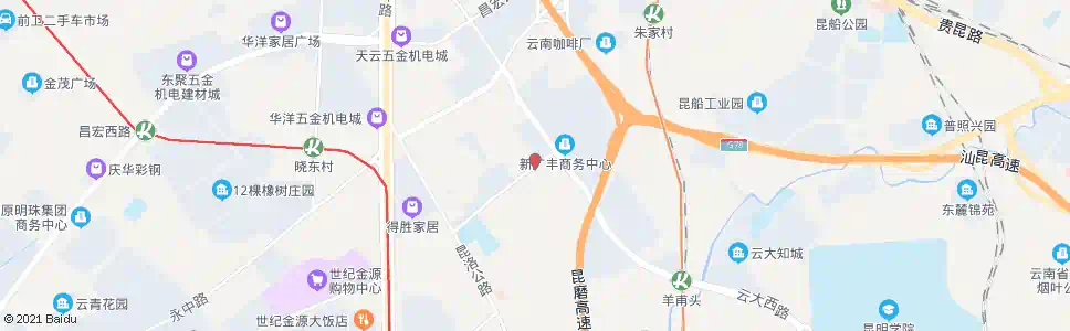 昆明红外路东口_公交站地图_昆明公交_妙搜公交查询2025