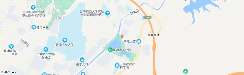 昆明上坝村_公交站地图_昆明公交_妙搜公交查询2025