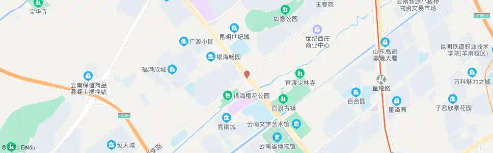昆明宝象河(珥季路)_公交站地图_昆明公交_妙搜公交查询2025