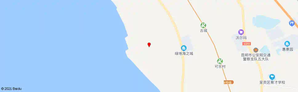 昆明江尾村(环湖东路)_公交站地图_昆明公交_妙搜公交查询2025