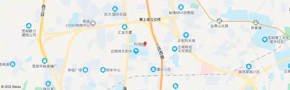 昆明洪家营_公交站地图_昆明公交_妙搜公交查询2025