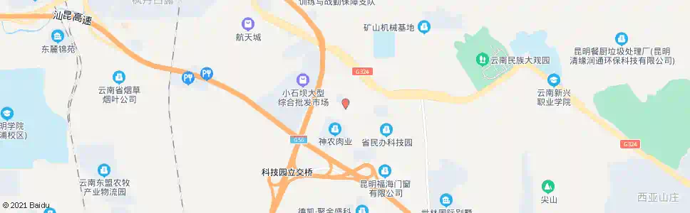 昆明大冲村(C14)_公交站地图_昆明公交_妙搜公交查询2025