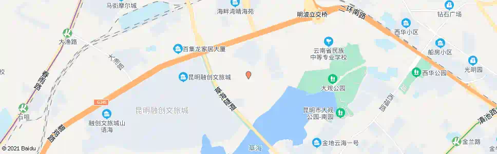 昆明明河路中段_公交站地图_昆明公交_妙搜公交查询2025