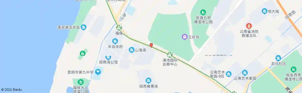 昆明滇池会展中心(环湖东路)_公交站地图_昆明公交_妙搜公交查询2025