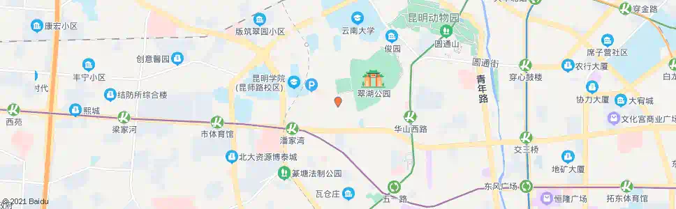昆明省图书馆_公交站地图_昆明公交_妙搜公交查询2025