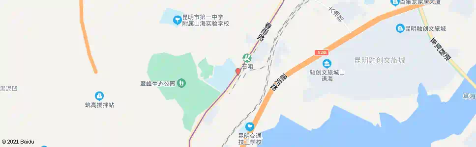昆明白沙路口(春雨路)_公交站地图_昆明公交_妙搜公交查询2025