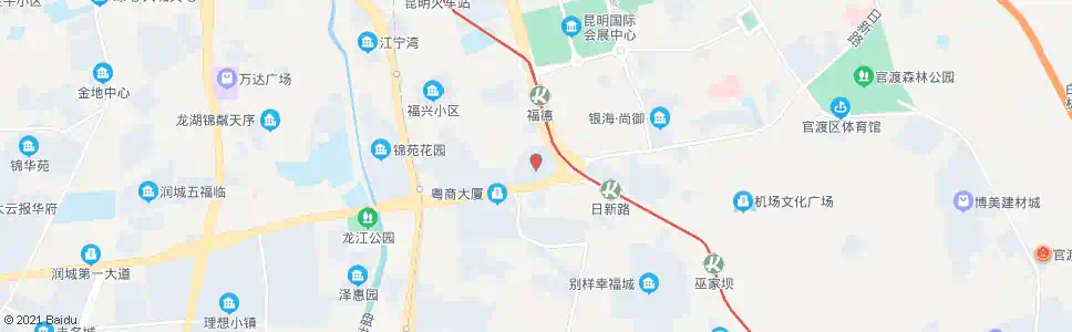 昆明银苑小区_公交站地图_昆明公交_妙搜公交查询2025