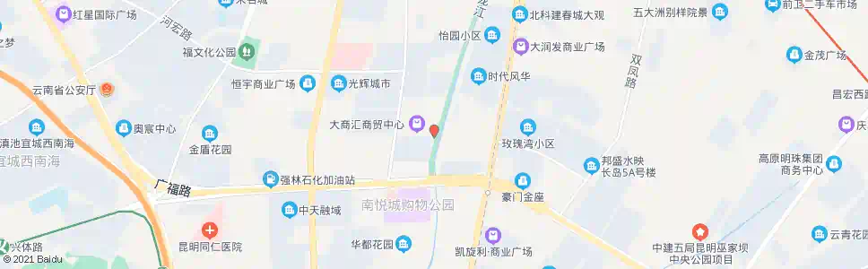 昆明望江路口(商汇路)_公交站地图_昆明公交_妙搜公交查询2025