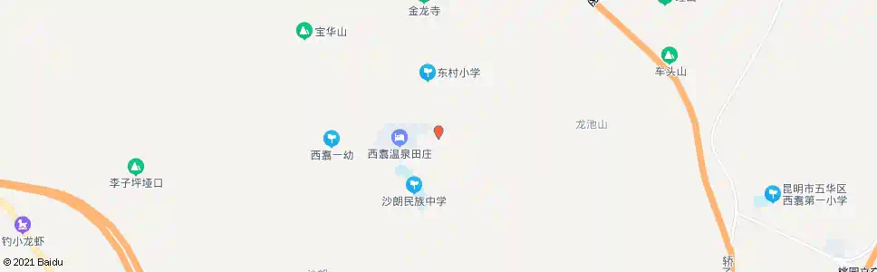 昆明沙朗白族街_公交站地图_昆明公交_妙搜公交查询2025