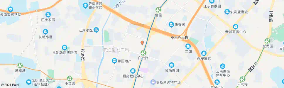 昆明白云路口(昆明同德广场)_公交站地图_昆明公交_妙搜公交查询2025