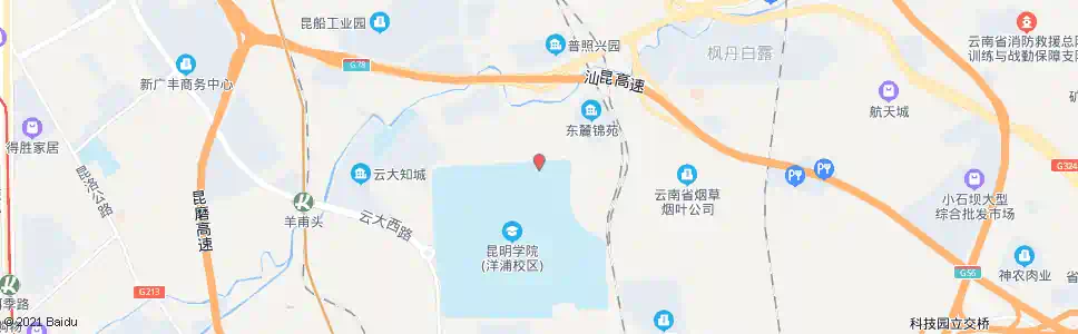 昆明南北苑食堂宿舍区_公交站地图_昆明公交_妙搜公交查询2025