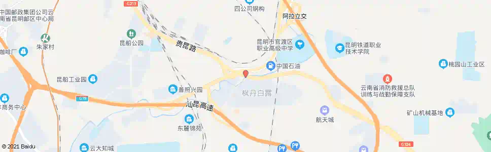 昆明耀兴枫丹白露公园(贵昆路)_公交站地图_昆明公交_妙搜公交查询2025