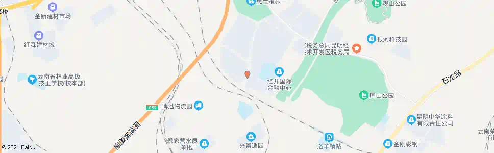 昆明晨光路口拓翔路_公交站地图_昆明公交_妙搜公交查询2025