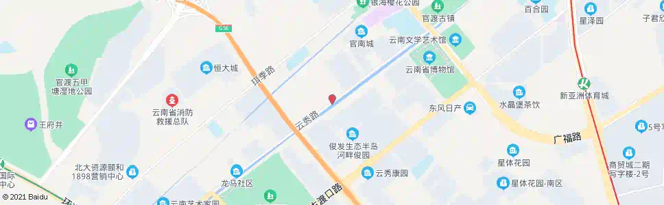 昆明中营东_公交站地图_昆明公交_妙搜公交查询2025