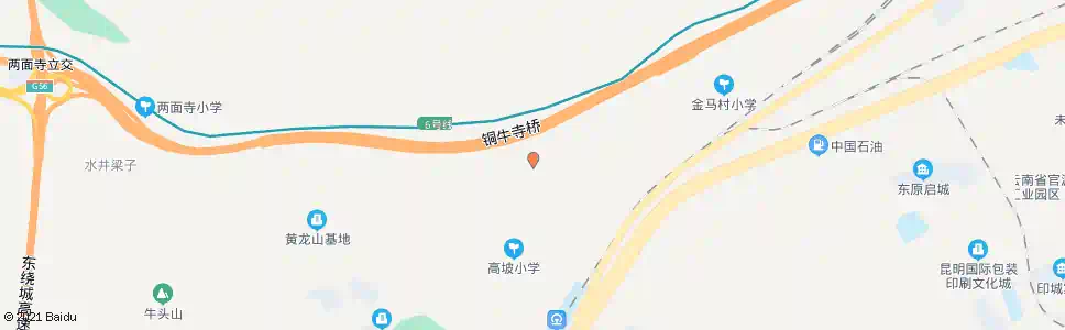 昆明小高坡村_公交站地图_昆明公交_妙搜公交查询2025