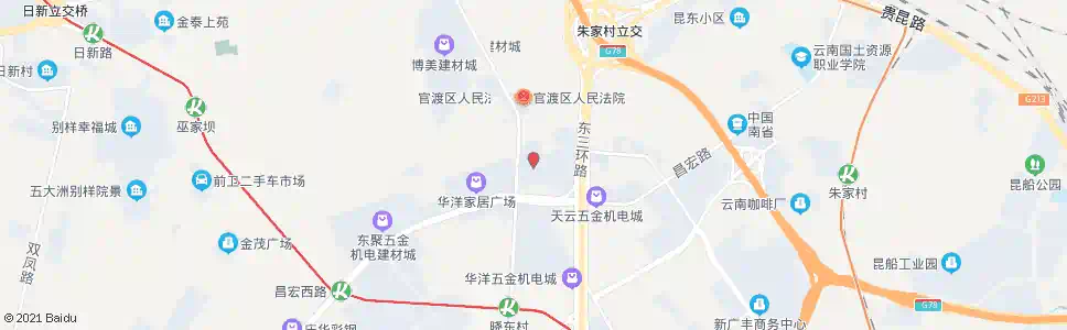 昆明名宅东辰苑小区_公交站地图_昆明公交_妙搜公交查询2025