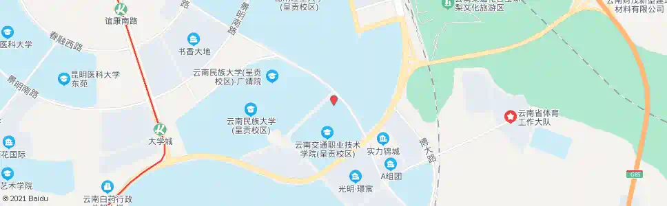 昆明学术交流中心_公交站地图_昆明公交_妙搜公交查询2025