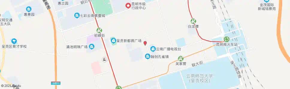 昆明春融东路口祥丰路_公交站地图_昆明公交_妙搜公交查询2025