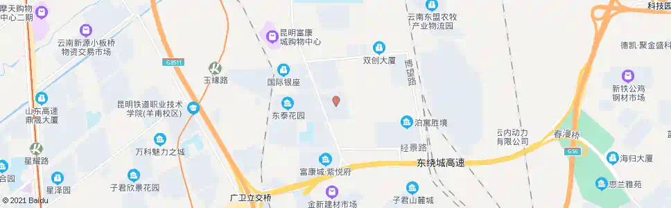 昆明昆明进出口加工区_公交站地图_昆明公交_妙搜公交查询2025