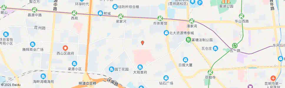 昆明丹霞路_公交站地图_昆明公交_妙搜公交查询2025