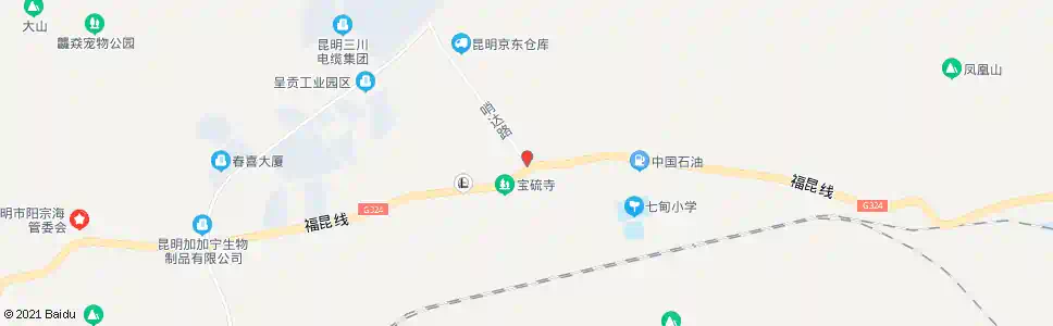 昆明头甸村_公交站地图_昆明公交_妙搜公交查询2025