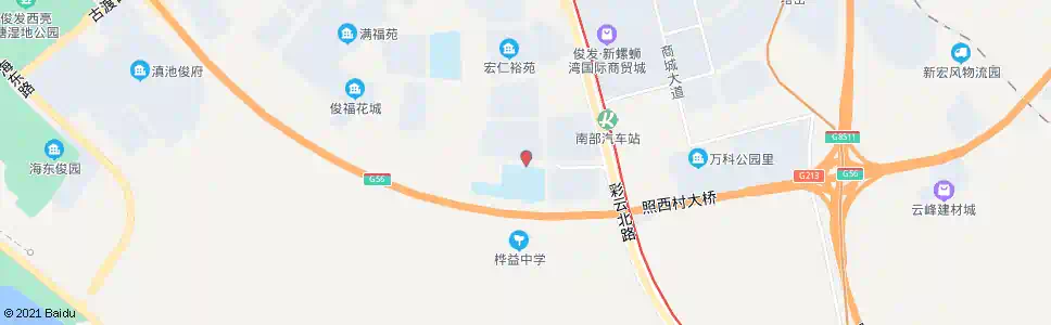 昆明五腊隧道西_公交站地图_昆明公交_妙搜公交查询2025