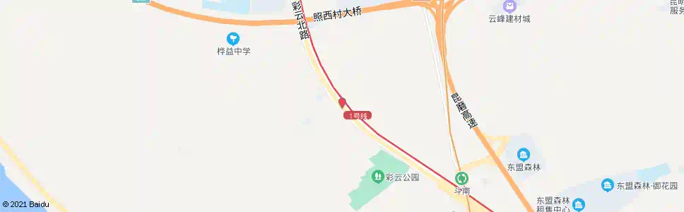 昆明小新村自卫村_公交站地图_昆明公交_妙搜公交查询2025